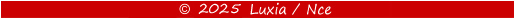 Luxia copyright